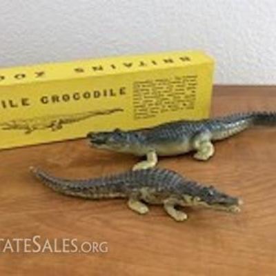 Lead Britains LTD Toy Crocodiles