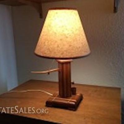 Vintage Water Pump Lamp