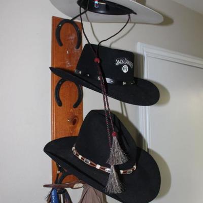 collection of cowboy hats
