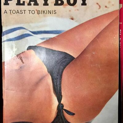 Vintage playboy magazine collection