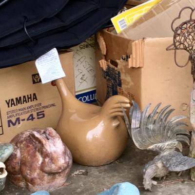 Garden decor and ceramic items 