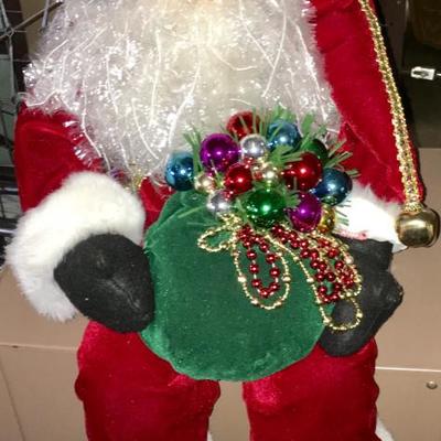 Vintage Christmas decor, gift wrap and ornaments 