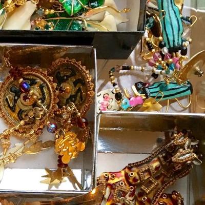 LUNCH AT THE RITZ Vintage Earrings -- collectors will love