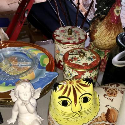 Garden decor and ceramic items 