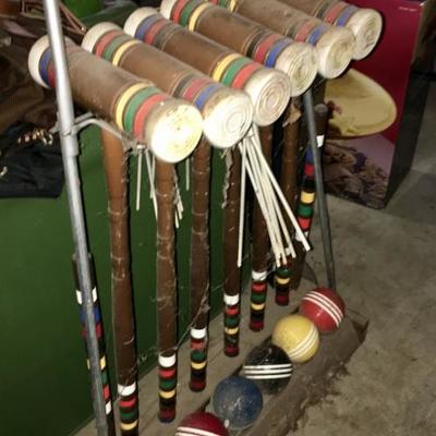 Croquet set