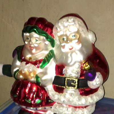 Vintage Christmas decor, gift wrap and ornaments