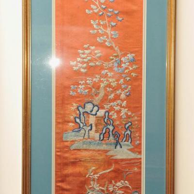 Antique Chinese silk embroidery