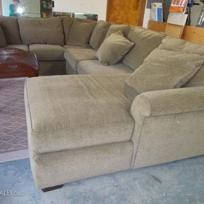 Haverty sectional sofa; all 3 pieces $725
long sofa 94 X 39 X 36
