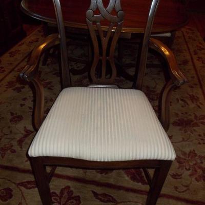 6 dining chairs $450
2 arm chairs 23 X 19 X 38
