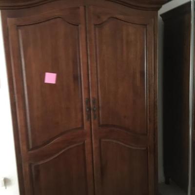 Giant armoire in living area 