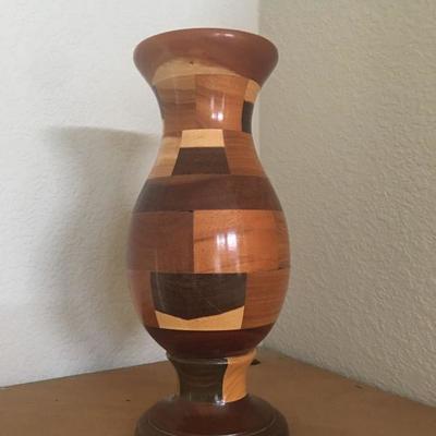 Wood Piece Vase