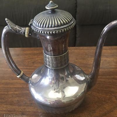 Gorham Co. Silver Soldered Tea Pot