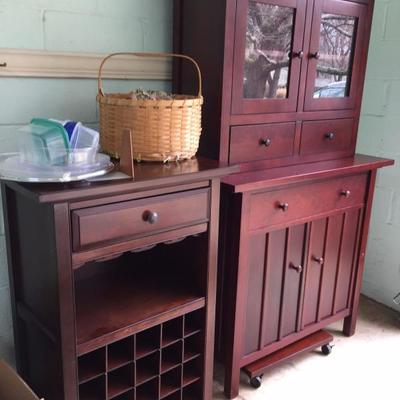 hutch and side table