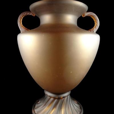 HUGE SEGUSO MURANO ITALIAN ART GLASS URN