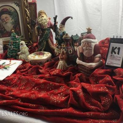 Santa Ceramics Bundle includes Merck Family's Old World Christmas