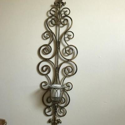 PAIR of wall sconces