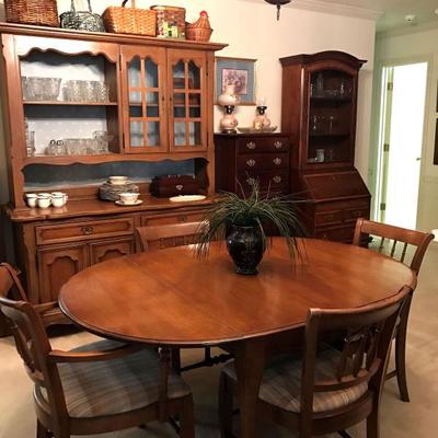 Drexel hutch and dining set