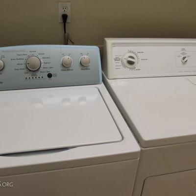 Kenmore Washer is about a year old. Dryer is in excellent condition also