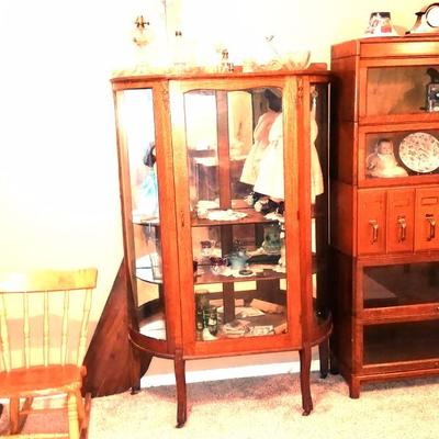 Antique curio cabinet
