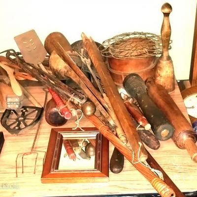 Antique utensils, tools
