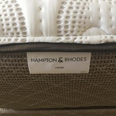Queen Hampton & Rhodes mattress and box springs,  EXCELLENT CONDITION! $375