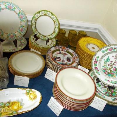 An array of vintage and antique  beautiful china