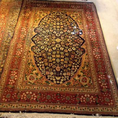 Turkish Hereke rug 
4' 10