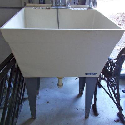 Useful sink for garage or utility room