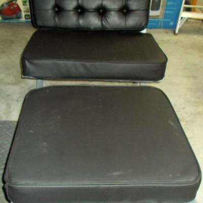 Chair and ottoman $110