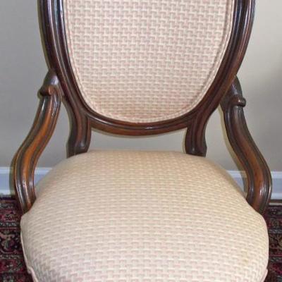 Victorian lady's parlor chair $225