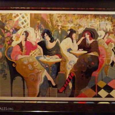 HUGE ISAAC MAIMON SIGNED GICLEE WITH CERTIFICATE OF AUTHENTICITY
