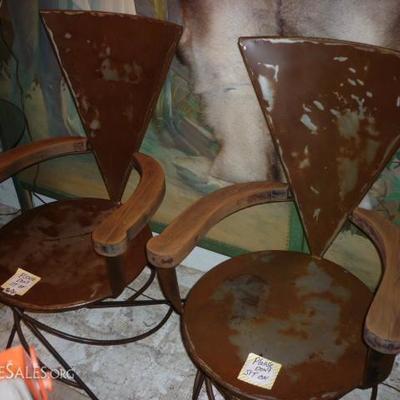 SOLD     Fabulous mid century chairs