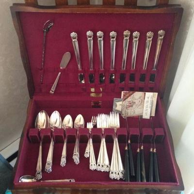 Roger Williams flatware, silver plate, Eternally Yours