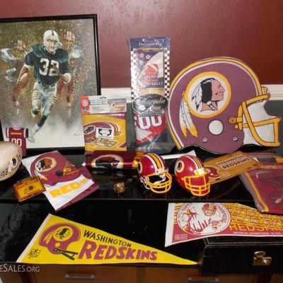 Redskins memorabilia