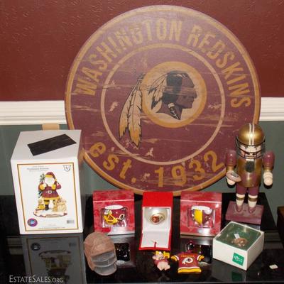 Redskins memorabilia