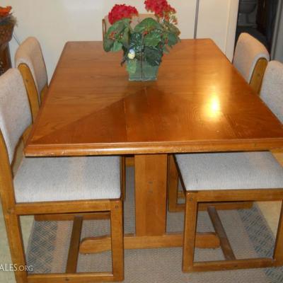 table w/6 chairs, etc.