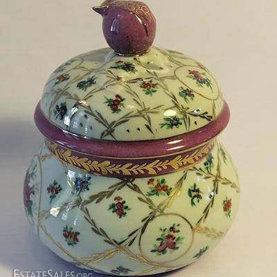 Porcelain jar by Domine's Collections
