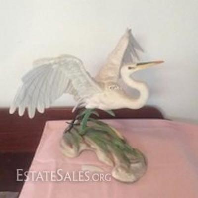 Boehm Great Egret Porcelain Figurine