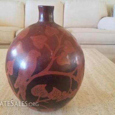 Vintage Signed Juan Paz Chulucanas Vase