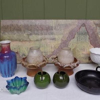 WVT016 Ceramic Vases, Milk Glass & Carnival Glass & More!
