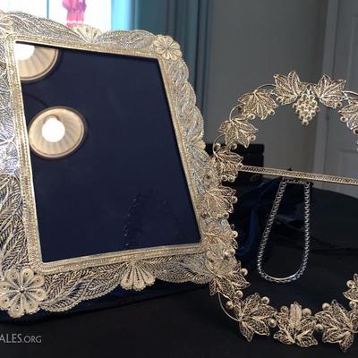 Hand Spun Sterling Picture Frames
