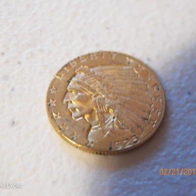 1925 -- $2.50 GOLD COIN