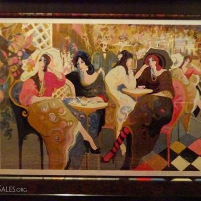 HUGE ISAAC MAIMON LIMITED EDITION SERIGRAPH, SIGNED AND NUMBERED