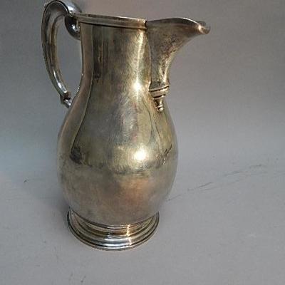 Sterling water pitcher