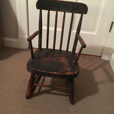 Child's antique rocker - early 1900s