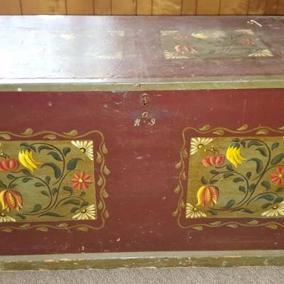 Large Painted Chest