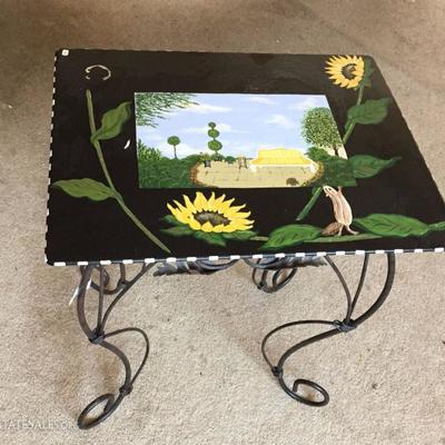 Painted Iron Table