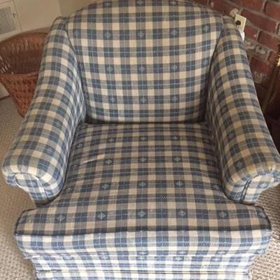 Checked Armchair.