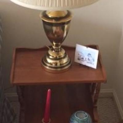 End Table & Lamp.