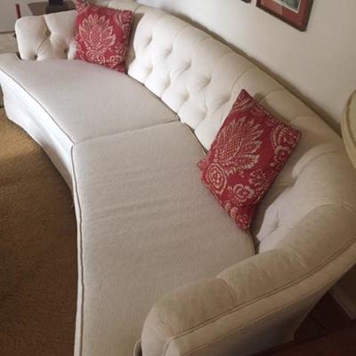 Unique White Sofa.